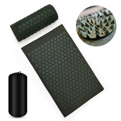 Acupressure Muscle Relief Yoga Mat + Pillow