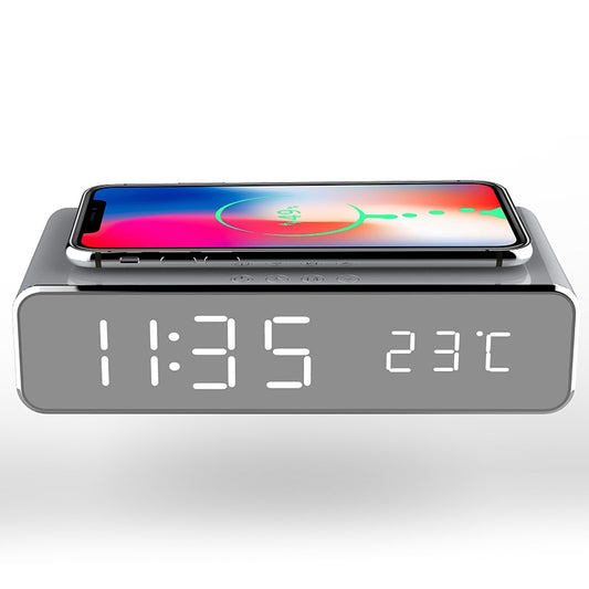 2-in-1 Wireless Charger Clock