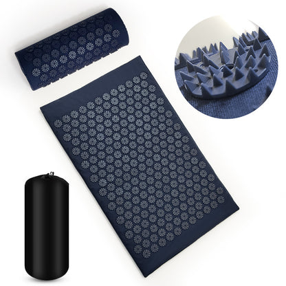 Acupressure Muscle Relief Yoga Mat + Pillow